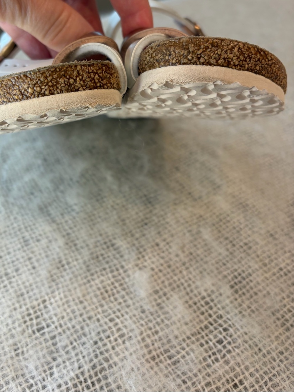 Birkenstock mayari kids sandals  pearl & rose gold EUC - Picture 9 of 16